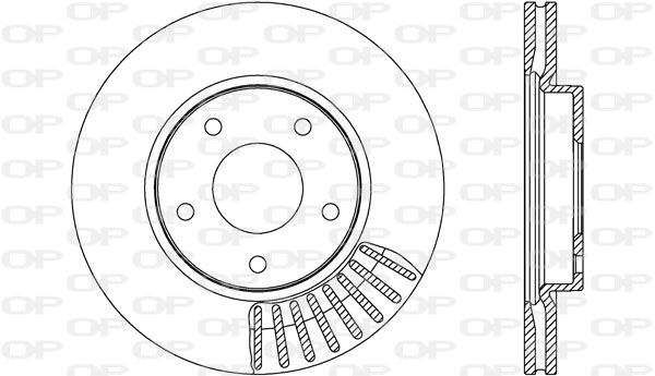 OPEN PARTS Jarrulevy BDR2646.20